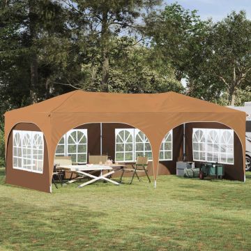 Tenda per feste a pop-up 575 x 288 x 245 cm Beige