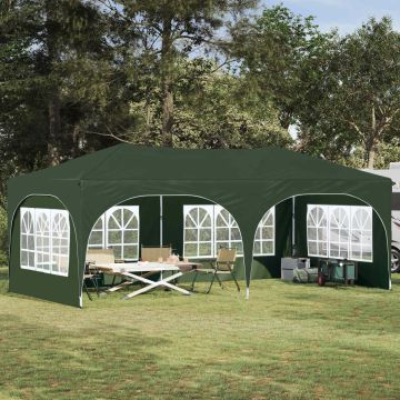 Tenda per feste a pop-up 575 x 288 x 245 cm Verde