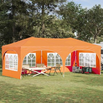 Tenda per feste a pop-up 575 x 288 x 245 cm Arancione