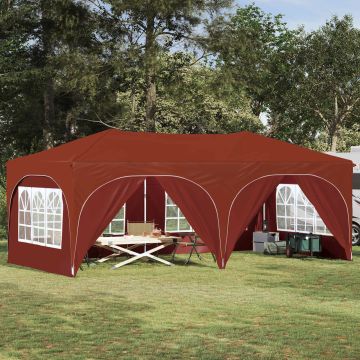 Tenda per feste a pop-up 575 x 288 x 245 cm Terracotta