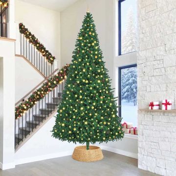 Collare per Albero di Natale Rotondo Marrone 90 x 90 x 28 cm