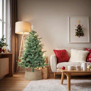 Collare per Albero di Natale Rotondo Naturale 60 x 60 x 22 cm