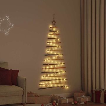 Albero di Natale Naturale 150 cm Legno di Frassino Massiccio