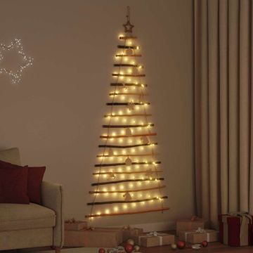 Albero di Natale Naturale 180 cm Legno di Frassino Massiccio
