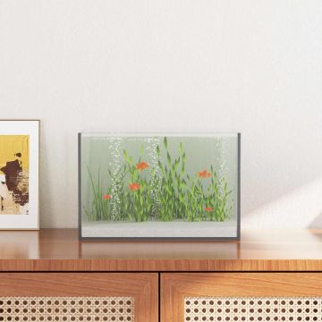 Acquario con archiviazione Trasparente 30 x 20 x 20 cm Vetro