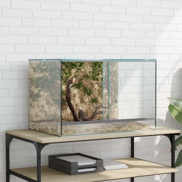 Terrario con archiviazione Trasparente 60 x 40 x 40 cm Vetro