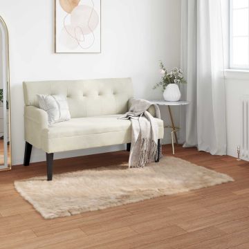 Tappeto in finta TAFALLA Beige 60 x 110 cm Poliestere