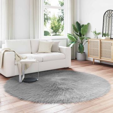 Tappeto in finta TAFALLA Grigio Ø 160 cm Poliestere