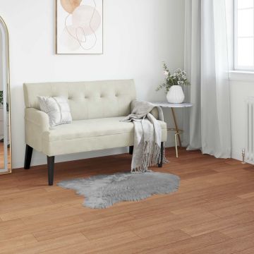 Tappeto in finta TAFALLA Grigio 60 x 90 cm Poliestere