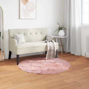 Tappeto in finta TAFALLA Rosa Ø 80 cm Poliestere