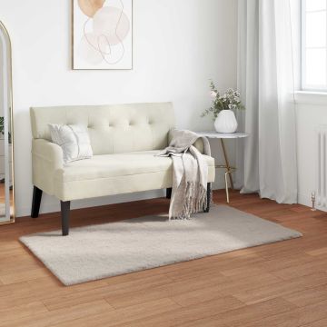 Tappeto antiscivolo in sintetica di coniglio OLITE Beige
