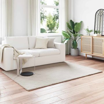 Tappeto antiscivolo in sintetica di coniglio OLITE Beige