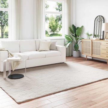 Tappeto antiscivolo in sintetica di coniglio OLITE Beige