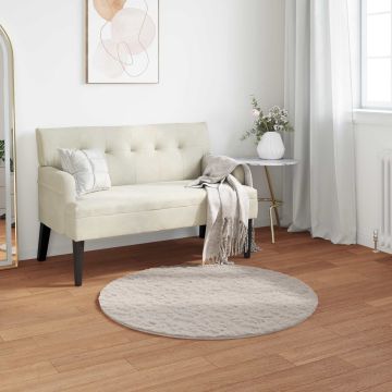 Tappeto antiscivolo in sintetica di coniglio OLITE Beige