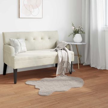 Tappeto antiscivolo in sintetica di coniglio OLITE Beige