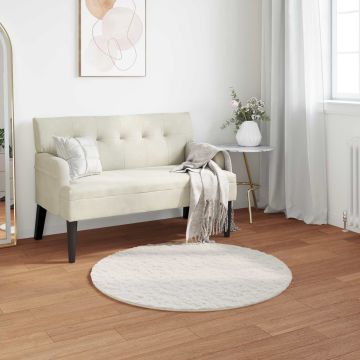 Tappeto antiscivolo in sintetica di coniglio OLITE Crema