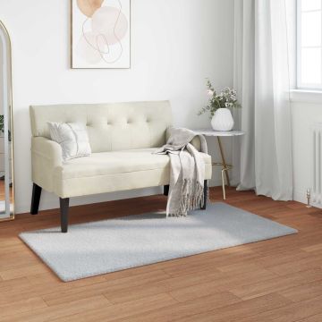 Tappeto antiscivolo in sintetica di coniglio OLITE Grigio