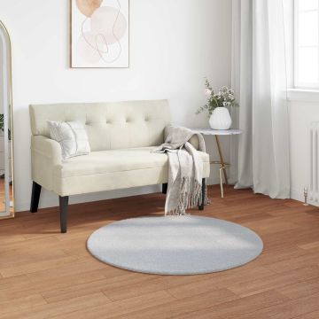 Tappeto antiscivolo in sintetica di coniglio OLITE Grigio