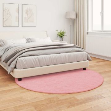 Tappeto antiscivolo in sintetica di coniglio OLITE Rosa