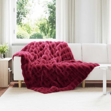 Coperta antiscivolo in sintetica di coniglio Olite 4 pz