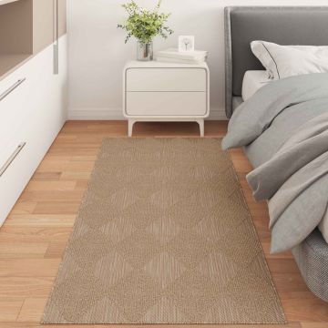 Tappeto per uso interno ed esterno AGIRA Naturale 150 x 80 cm