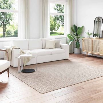 Tappeti per area Quadrato FARO Crema 240 x 240 cm Poliestere