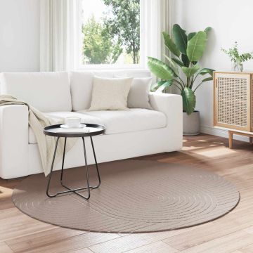 Tappeto per uso interno ed esterno PALMERAS Beige Ø 200 CM