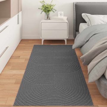 Tappeto per uso interno ed esterno PALMERAS Antracite