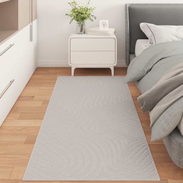 Tappeto per uso interno ed esterno PALMERAS Crema 200 x 80 cm
