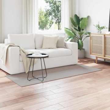 Tappeto per interni LUGO Crema e Taupe 80 x 150 cm Poliestere