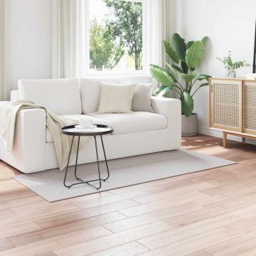 Tappeto per interni LUGO Crema e Grigio 80 x 200 cm Poliestere