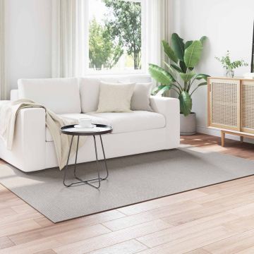Tappeto per interni LUGO Crema e Grigio 230 x 160 cm Poliestere