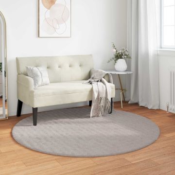 Tappeti per area Rotondo SIROLO Sabbia Ø 160 CM Poliestere