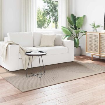 Tappeto per interni GALATI Beige 170 x 120 cm Poliestere