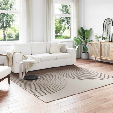 Tappeto per interni GALATI Beige 240 x 240 cm Poliestere