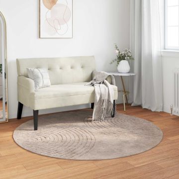 Tappeto per interni GALATI Beige Ø 160 CM Poliestere