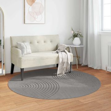 Tappeto per interni GALATI Grigio Ø 200 CM Poliestere