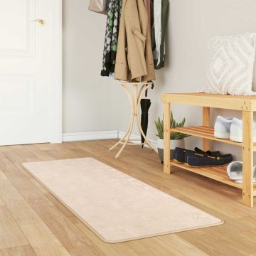 Tappeto Antiscivolo MARSA Crema 50 x 150 cm Poliestere e PVC