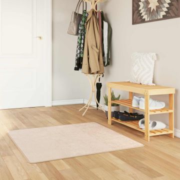 Tappeto Antiscivolo MARSA Crema 100 x 100 cm Poliestere e PVC