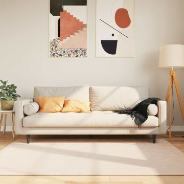 Tappeto Antiscivolo MARSA Crema 120 x 170 cm Poliestere e PVC