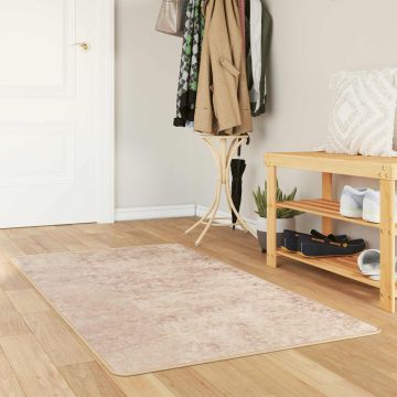 Tappeto Antiscivolo MARSA Beige 80 x 150 cm Poliestere e PVC