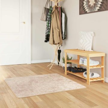Tappeto Antiscivolo MARSA Beige 100 x 100 cm Poliestere e PVC