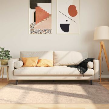 Tappeto Antiscivolo MARSA Beige 120 x 170 cm Poliestere e PVC