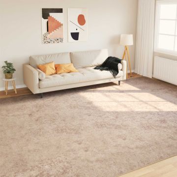 Tappeto Antiscivolo MARSA Beige 300 x 400 cm Poliestere e PVC