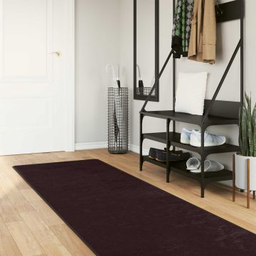 Tappeto Antiscivolo MARSA Antracite 80 x 450 cm Poliestere e PVC