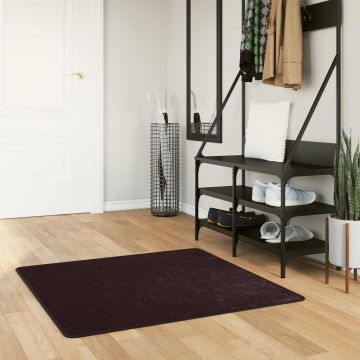 Tappeto Antiscivolo MARSA Antracite 100 x 100 cm Poliestere e PVC