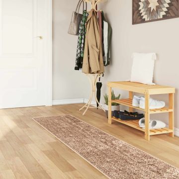 Tappeto Antiscivolo MARSA Marrone 50 x 300 cm Poliestere e PVC