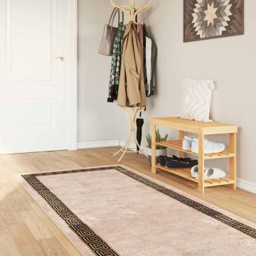Tappeto Antiscivolo MARSA Nero 100 x 350 cm Poliestere e PVC