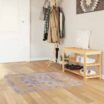 Tappeto Antiscivolo MARSA Grigio 100 x 100 cm Poliestere e PVC
