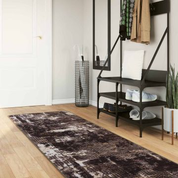 Tappeto Antiscivolo MARSA Nero 80 x 400 cm Poliestere e PVC
